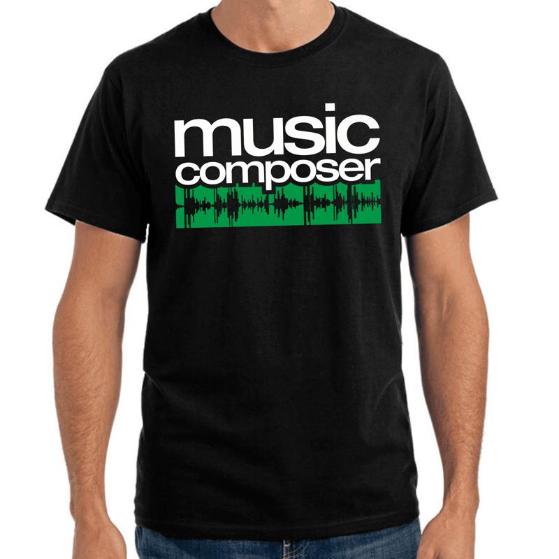 Music Composer Producer DJ Club Music Waves Hardstyle House Gift T Shirt S разноцветный