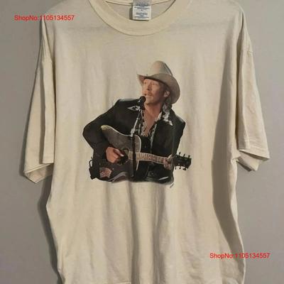 Vintage YK Alan Jackson  Tour Faith Hope Love Country T Shirt Adult XL Vintage Washed Stretched Fashion