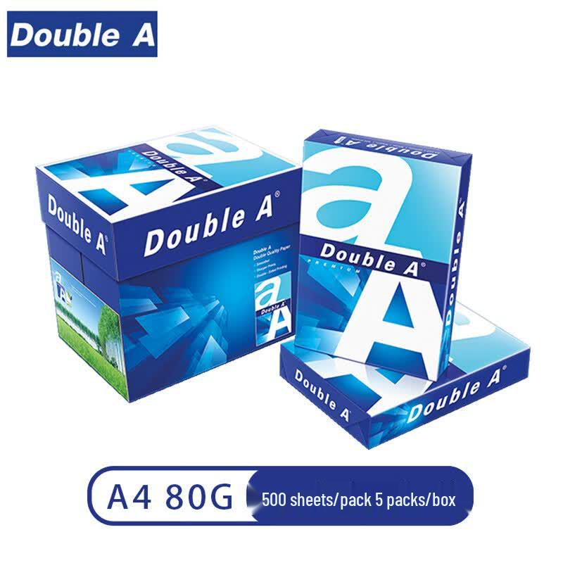 Double A A4 80gsm Copy Paper, 5-Pack