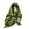 Scarf Women's Winter 2025 New Plaid Printing Tassel Imitation Cashmere Scarf Fashion Warm Shawl Scarf