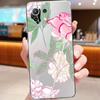 Rosa Rose Blume Floral Clear Case für Xiaomi Poco X3 Nfc X3pro M3 F1 F3 für Mi 11 12 13 11x 12x Pro 11 10 Lite 11t 10t Pro