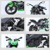 1/12 KAWASAKI Ninja 400 Spielzeug-Motorrad, Miniatur-Druckguss-Metallmodell 1:12 Super Sport Sound & Light Collection Geschenk für Jungen