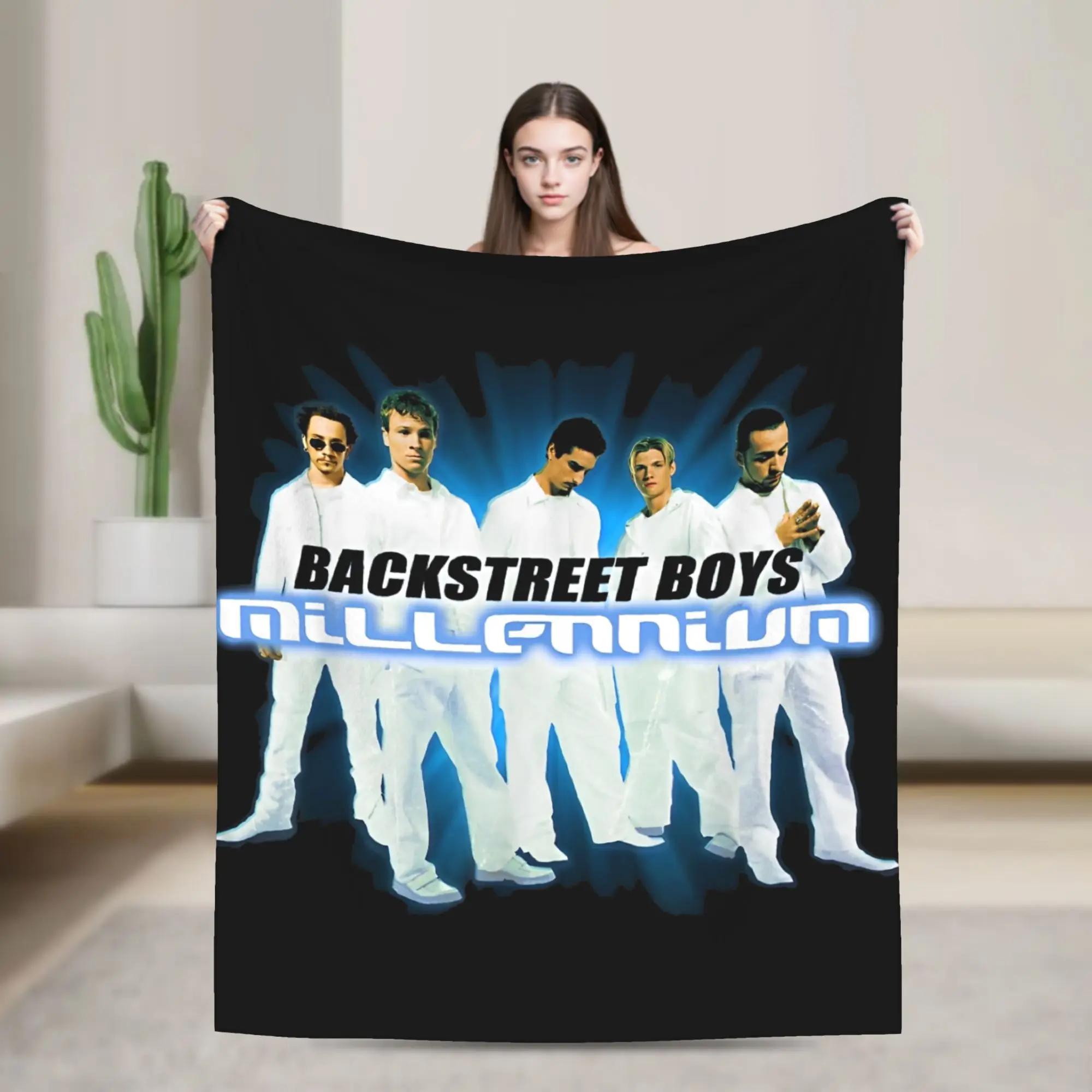 Backstreet Boys BSB Millennium Fleece Blanket Super Soft Music Fan Throw Blanket for Bed Sofa Couch xcm 100x150cm
