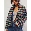 Giacca Cappotto da Donna Stampata in Cotone Autunno/Inverno 2025, Monocolore, Taglia Unica