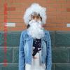 Funny Santa Claus Beard Wig Santa Fancy Dress Old Man Wig Beard Wizard Wig and Beard  Stage Show