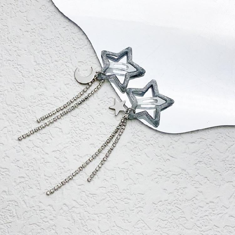 Alloy Hair Clip Hollow Star Shaped Hairpin Cute Hair Clip Hair Accessories