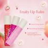 Läppbalsam med fruktdoft för kvinnor, lugnande läpppomada med återfuktande återfuktning för heldagsvård