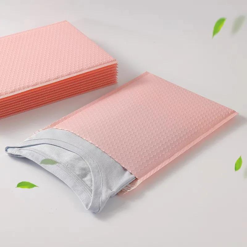 100/10x Pink Bubble Bag Various Size Bubble Mailers Self Seal Padded Envelopes Pink Gift Bags for Small Businesses Home Storage