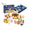 Calendario dell'Avvento di Natale per Bambini 24 Giorni Presepe Bambini, Legame Familiare con Mini Figure, Attività Festive Interattive