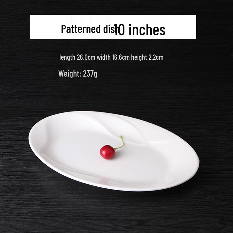 

Qianxing A8 White Melamine Serving Dishes & Plates