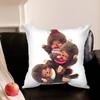 Cute M-Monchhichi-I Pillowcase For Sofa Room Office Decor Printing Protector Cushion Cover Valentine Gift Custom