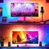 LED synchronizační RGB LED pásky pro 24-34palcový monitor, napájené přes USB, podsvícení, snímání atmosféry pro herní místnost, dekorace stolu