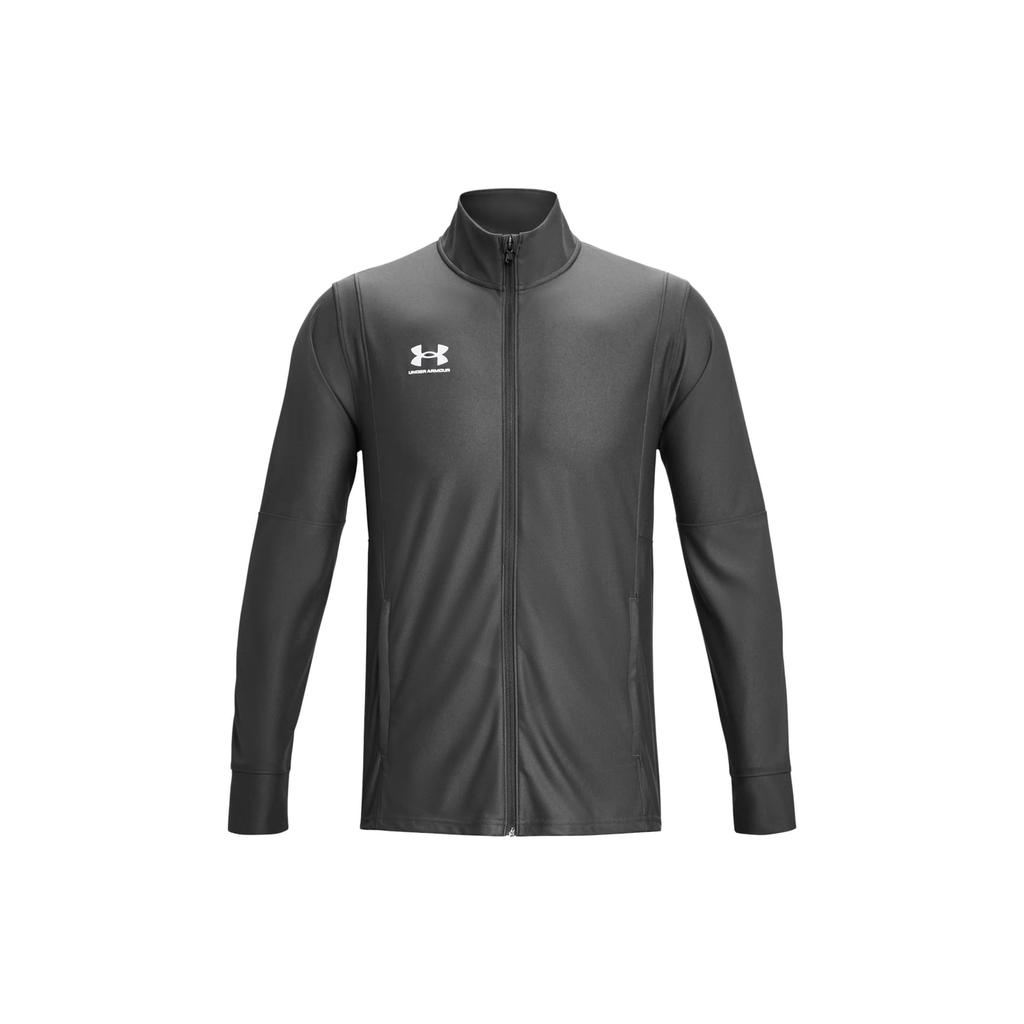 Under Armour Challenger Stand Collar Zip Jacket Men Outerwear Grey 1379494-025