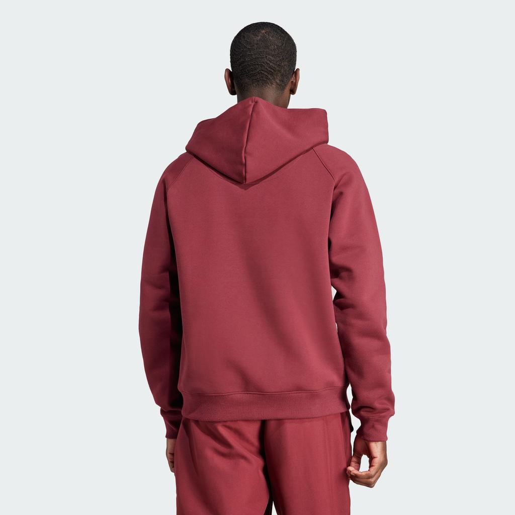adidas Fc Bayern Lifestyle Hoodie With Logo Men Hoodie Burgundy HY3303