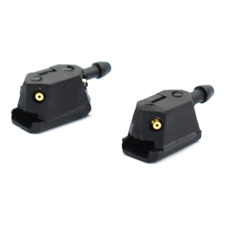 Car Windshield Wiper Blade Washer Spray Nozzles Adjustable 4-Way Spouts 8mm/9mm