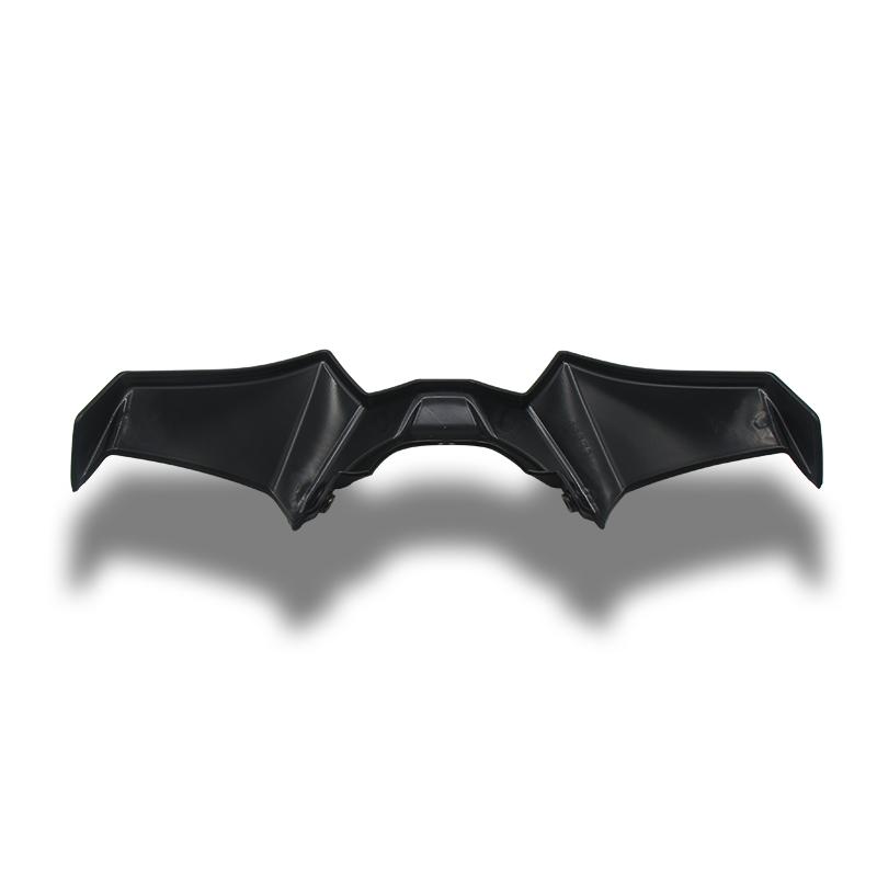 Motorrad Zubehör Schwarz Naked Front Abtriebsspoiler Winglet Aerodynamik Flügel Kit Spoiler Für YAMAHA MT 07 2021 2022 2023