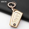 For Toyota Aygo Yaris Highlander Camry Rav4 Corolla Land Cruiser Prado Fashion Tpu Car Key Case Cover Protected Keychain Fob Bag