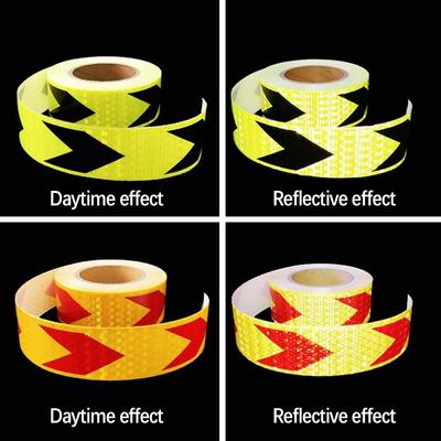 Motorcycle Reflective Film Self Adhesive Warning Tapes Safety Mar Warning Strip Car Reflective Tape Car Reflector Sticker