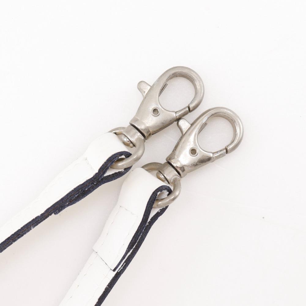 Fendi 2WAYShoulder Handbag Vintage White Calfskin Women Used