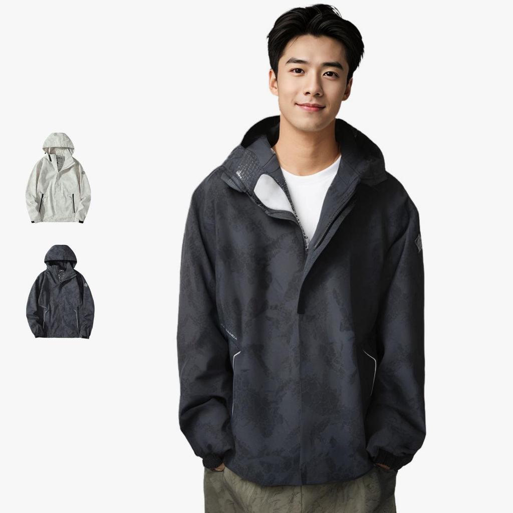 Camo Windbreaker: Trendy, Breathable, and Versatile Outdoor Sports Jacket for Couples