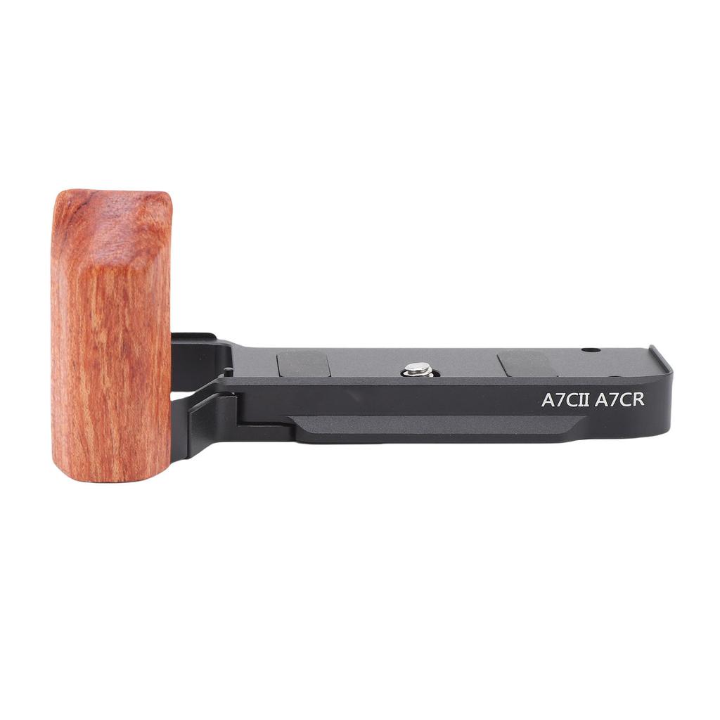 Handgrip L Shape Grip Fit for A7C2 A7CR Camera Built In Quick Release Plate Wooden Hand Grip L Bracket