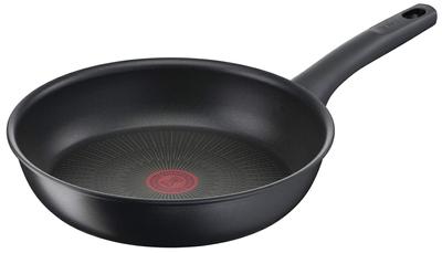 Patelnia Tefal 26 cm IH Gas Fire Bez szkodliwych substancji, takich jak i Hard Titanium Unlimited Frying Black G26505 Kompatybilna, PFOA, nieprzywierająca