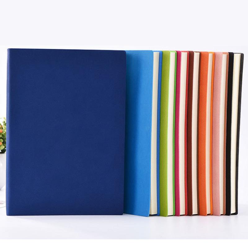 Hot Sale Customizable A5 Planner Notebook 50 MOQ Wedding Gift Notebooks 100 Sheets Spiral Binding Soft Cover PU Leather Stock