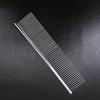 Pet Comb Smooth Edges Pet Hair Care Stainless Steel Dog Cat Hair Straight Row Comb Pet Grooming Tool