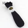 10 Pairs of Spring and Summer Men's and Women's Spandex Stockings, Long and Thick, Men's and Women's Durable Socks
