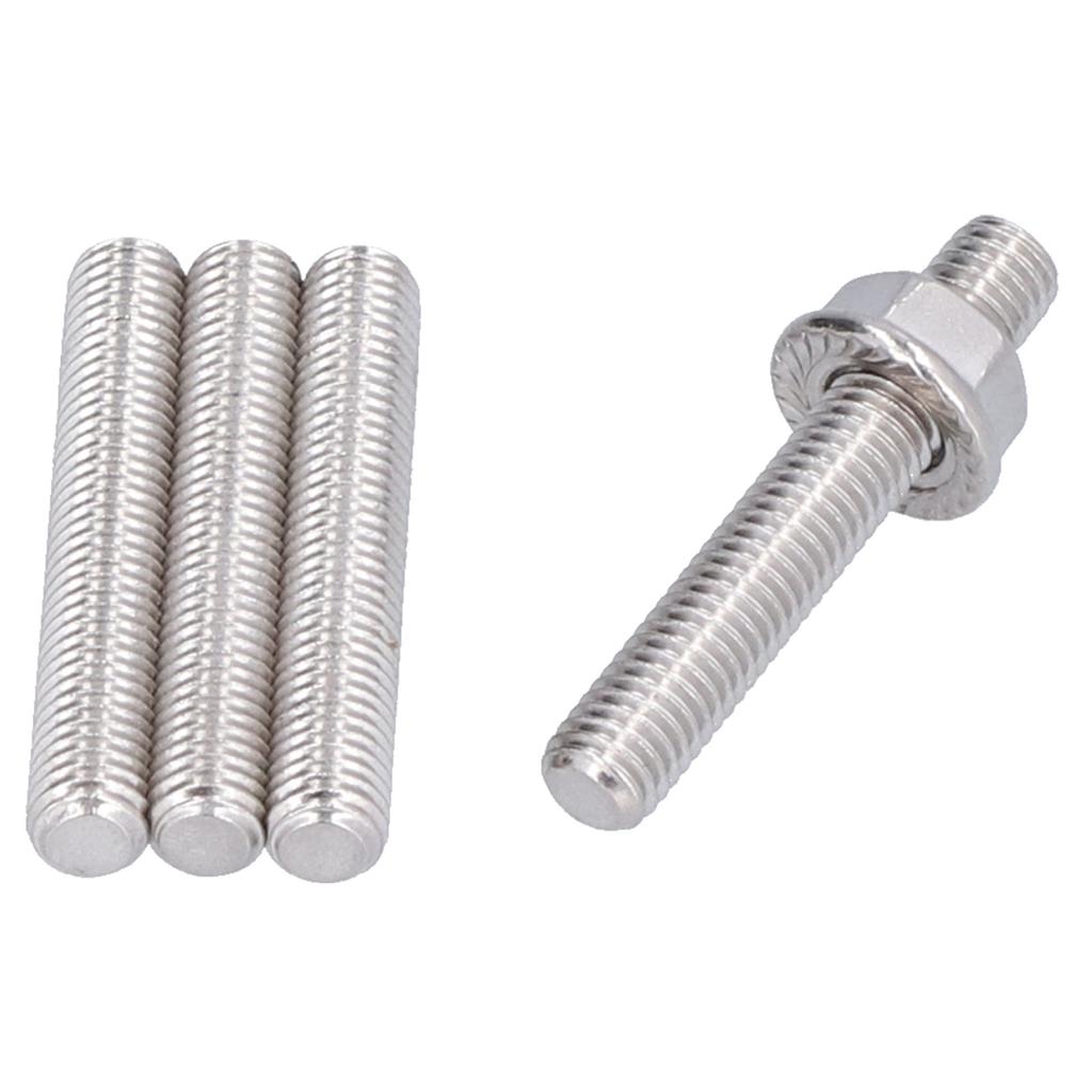 Exhaust Manifold Stud Nuts Kit N811313S431 304 Stainless Steel for FORD 4.6 and 5.4 LITER V8 Engine