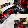 Rose Series 3D Digital Printing Three-Piece Bedding Kit Bed Sheet Quilt Cover