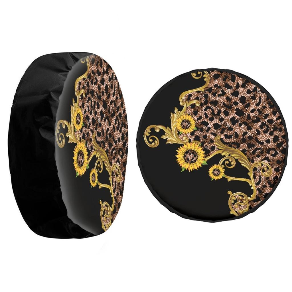 Element cu imprimeu floral Model Piese auto Capac roată de rezervă Capac roată rezistent la intemperii