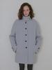 ETMON Boucle Stitch Half Coat, Light Blue