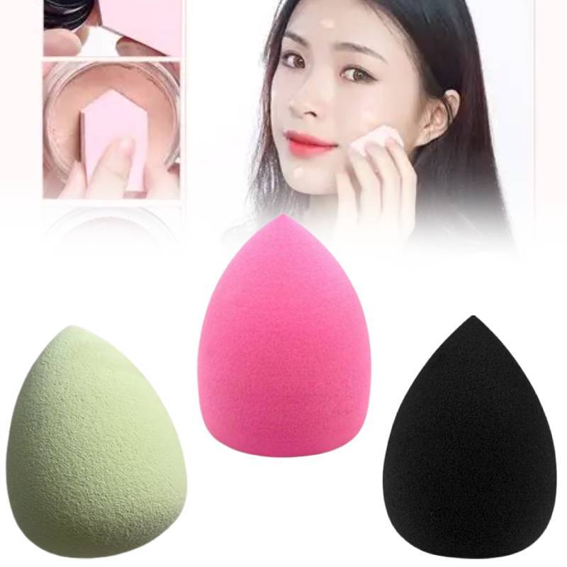 Makeup Puff Blender With Waterabsorbent Material For Blending Foundation And Powder