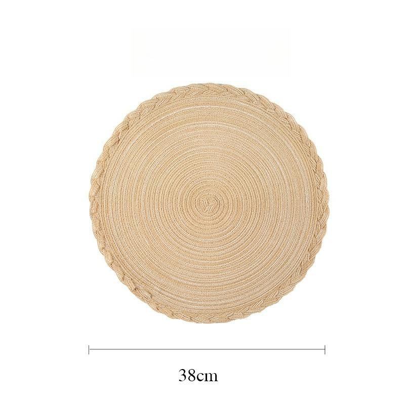 Simple placemat Thermal insulation and waterproof restaurant table mat Household cup mat Bowl mat Anti-scalding pot mat