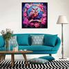 New Arrival 5D DIY Full Circle Diamond Painting "Owl In the Flower Bush" Embroidery Cross Stitch Home Decor Gift