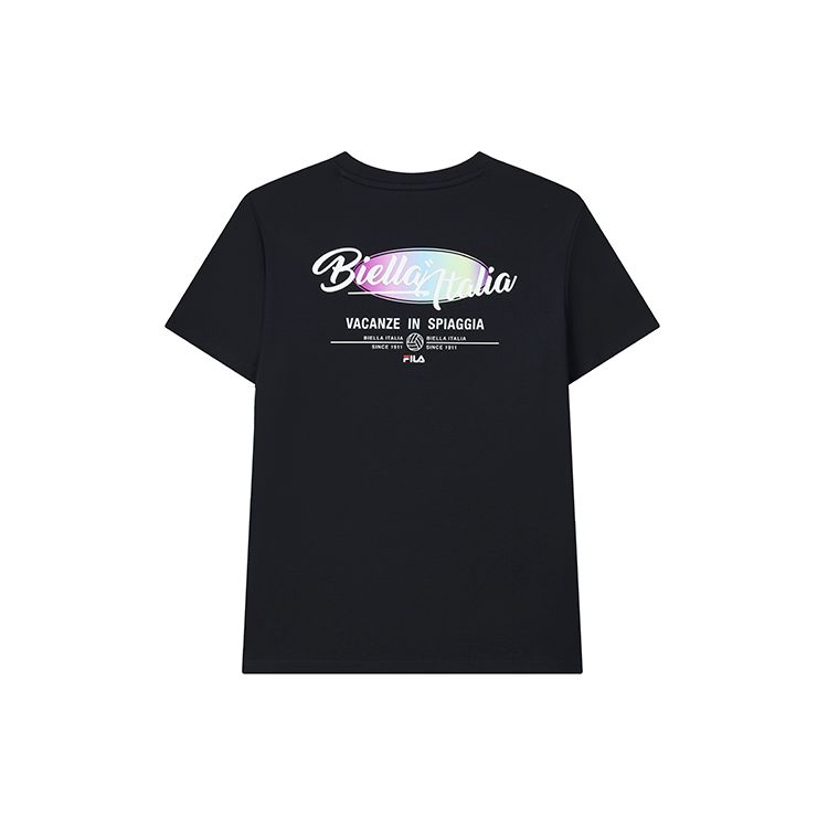 

Fila Повседневная спортивная футболка с коротким рукавом с принтом логотипа Женские топы Legendary-Blue F11W128160F-NV M