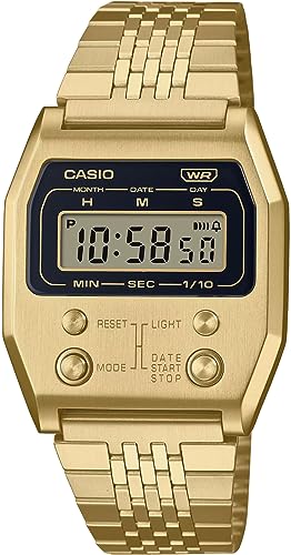 

Casio Digital Watch, Vintage Series, Reproduction Design, A1100G-5, Unisex, Gold, Overseas Model [Parallel Import]