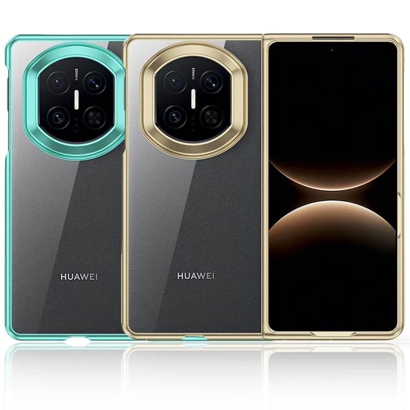 For Huawei Mate X7 X6 Ultra Thin Electroplated Transparent Case For Huawei Mate X 7 Hard PC Shockproof Phone Cover