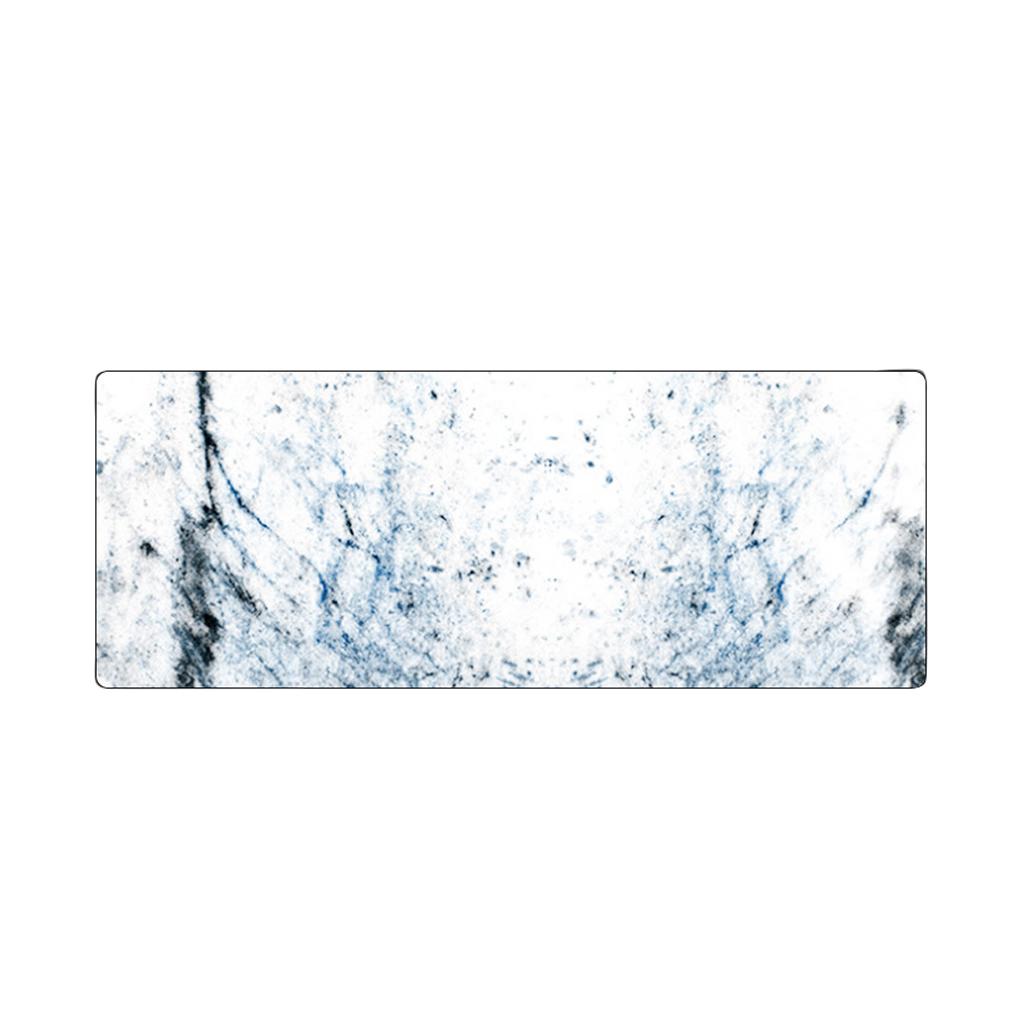 Extra Large Mouse Pad Marble Extended Computer Mouse Pad Non-Slip Non-Stitched Keyboard Desk Mat