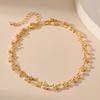 Five Pointed Star Pearl Beaded Multilayer Elegant Foot Anklet For Women