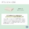 Sealy Pillow Down Pillow 350 White 45cmx65cmx15cm Feather DP350 [Genuine]
