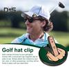 Golfballmarker mit Mittelfinger, mit magnetischem Hutclip, wasserdichtem Ballausrichtungswerkzeug, Golfzubehör für Golfliebhaber