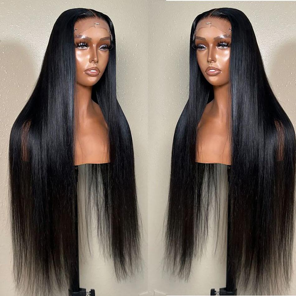 5X5 HD Lace Wig,Bleach Knots Virgin Human Hair Glueless, Cuticle Aligned Peruvian Hair HD Lace Frontal Wigs for Black Women (as the picture,10 inches)