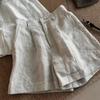 Zose Breathable Linen-Blend Wide-Leg Shorts