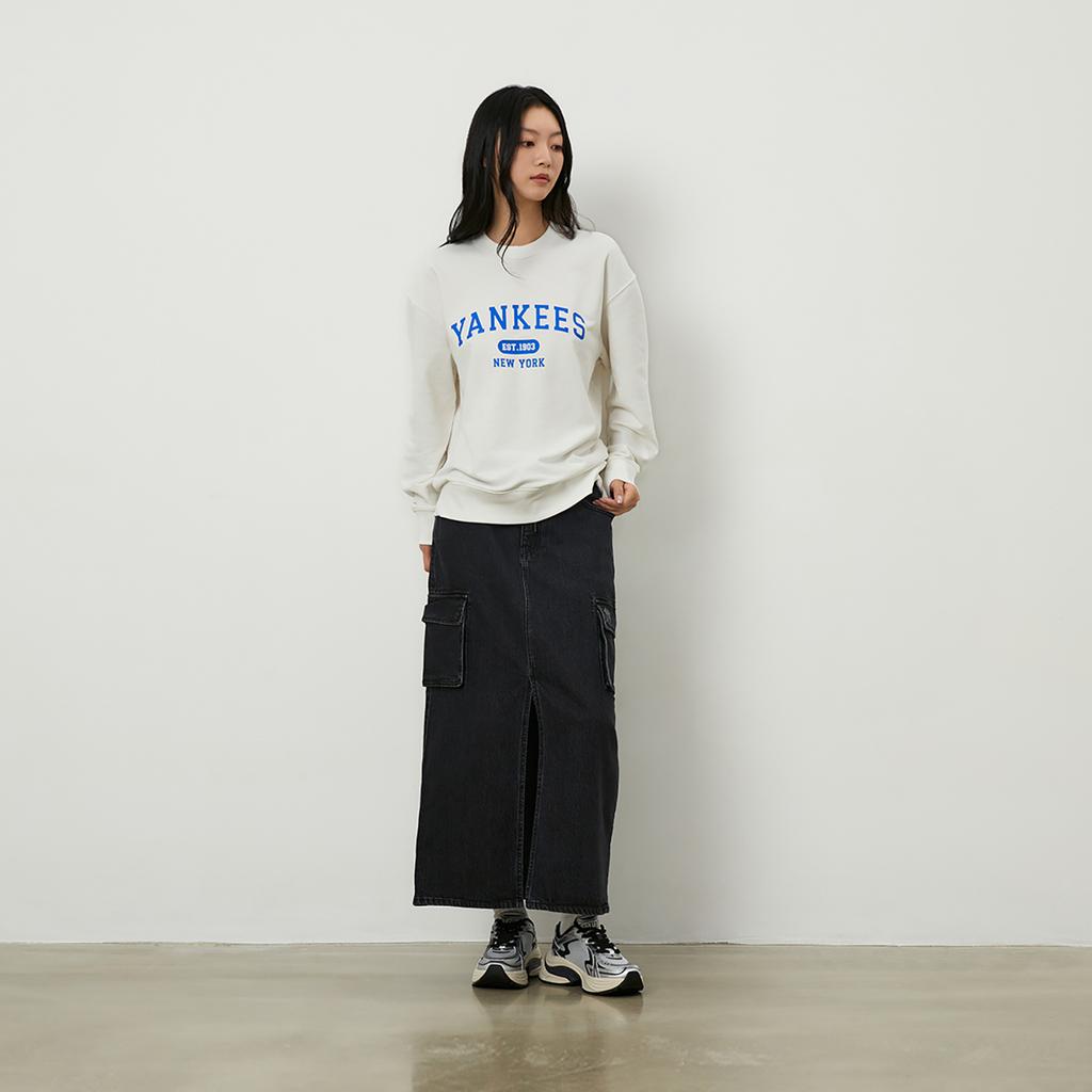 New MLB New York Yankees Abrasion Resistant Low Top Running Shoes Unisex Millennium Silver 3ARNSPL4N-50SIS