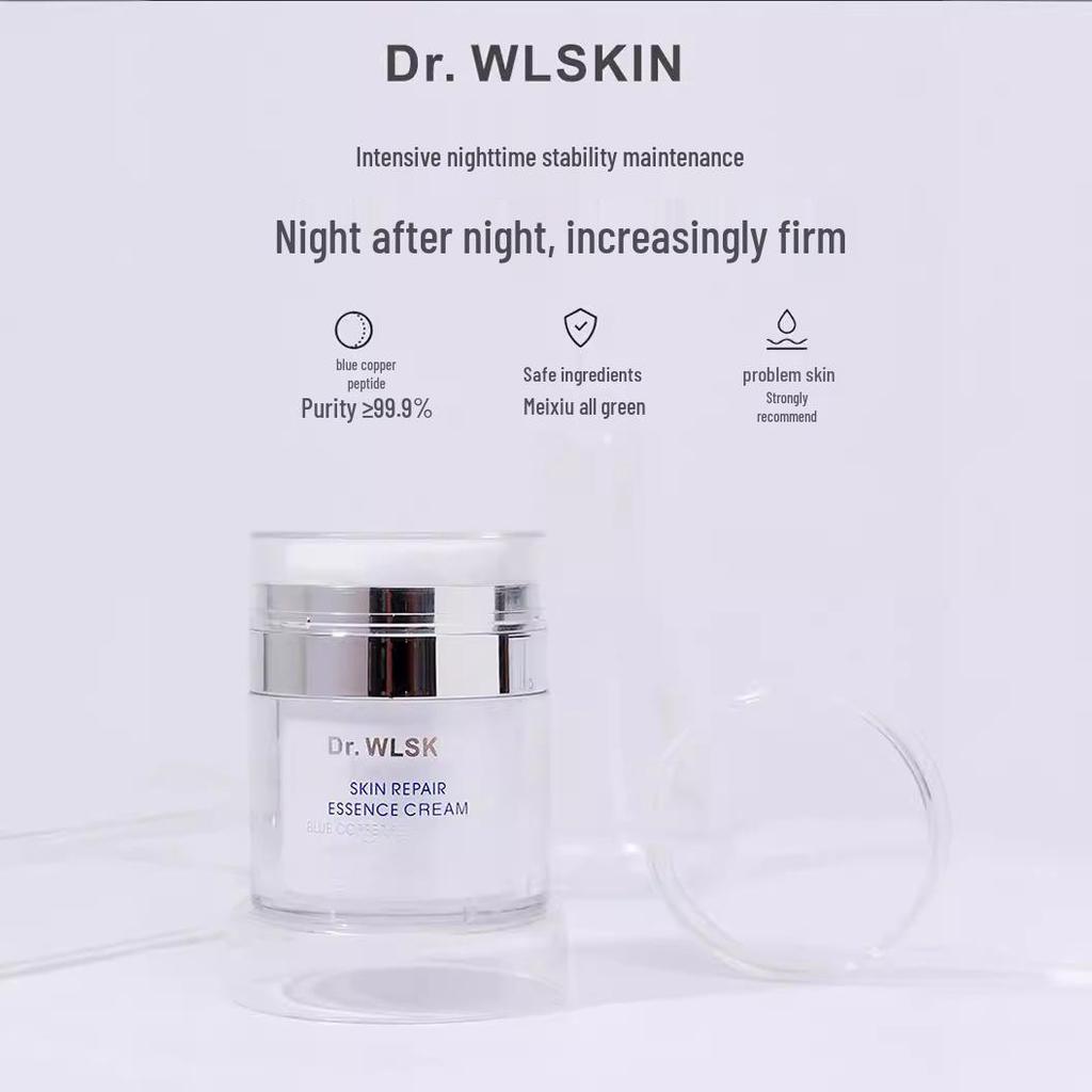 DR. WLSKIN Blaue Kupferpeptid-Creme: Straffende, Elastifizierende, Feuchtigkeitsspendende und Porenverfeinernde Beruhigende Reparatur Gesichtscreme.