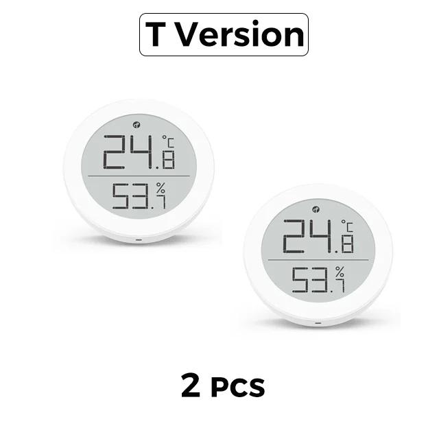Qingping Temperature Humidity Sensor T Version Thread/BLE High-precision Indoor E-Link INK Thermometer work with Apple HomeKit