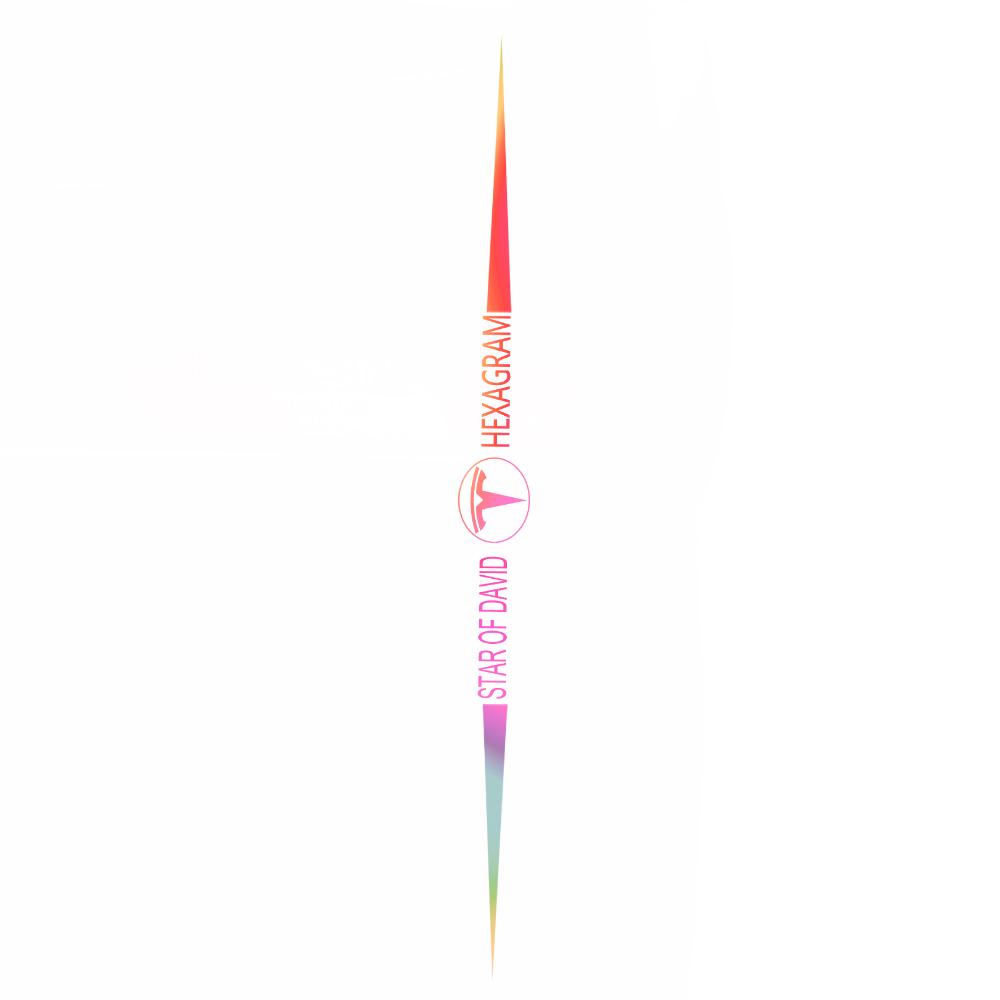 1Pcs Car Styling PVC 3D Reflective Laser Car Body Trunk Bumper Sticker For Tesla Model 3 Model Y Model S Model X Cybertruck Coil