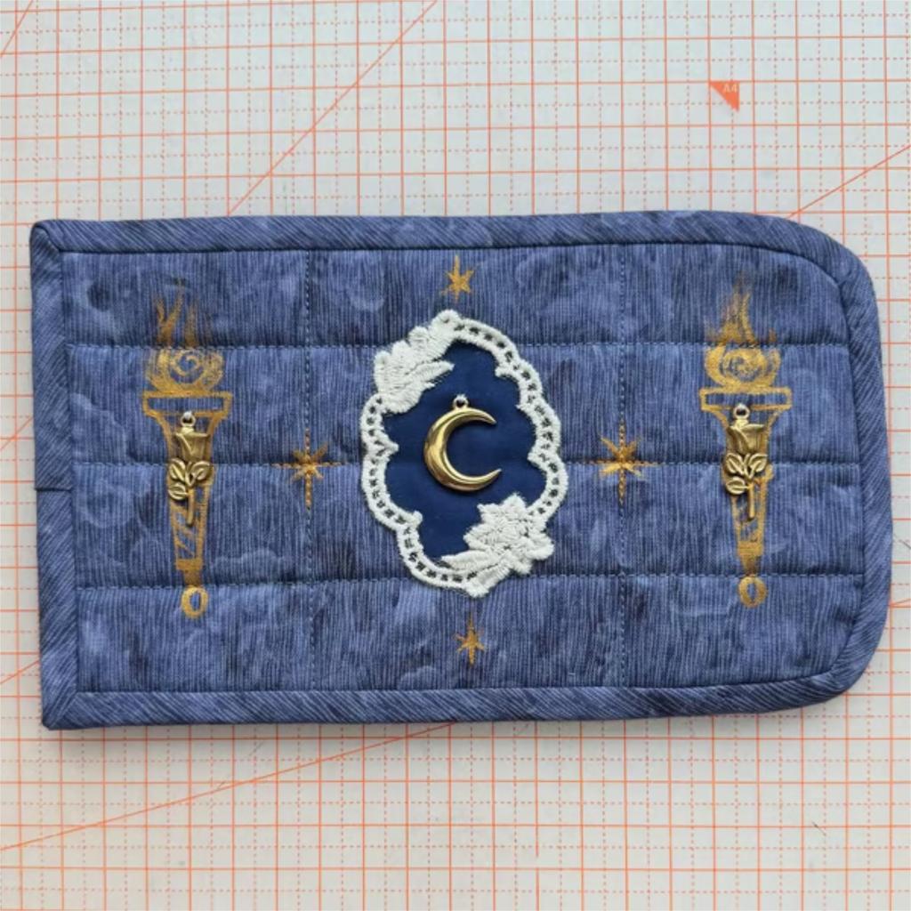 Handcrafted Pocket Altar – Mystery Edition, Portable Pocket Witchcraft Altar Cloth With Five Mystical Styles, Catholic Pocket